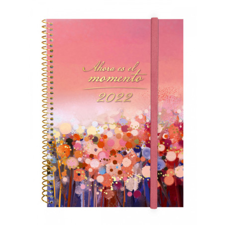 AGENDA ESPIRAL ANUAL DESIGN COL.E10 SV 2022 MOMENTO+ FINOCAM22 742232022