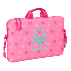 FUNDA PARA PORTATIL 15,6'' BENETTON "HEART" SAFTA26 612651461 27X40 UNIDAD