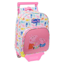 MOCHILA 185+CARRO 705 PEPPA PIG "BABY PIG" SAFTA26 612572020 34X26 UNIDAD