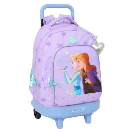 MOCHILA GDE. C/RUEDAS COMPACT EXTRAIBLE FROZEN "SPIRIT" SAFTA25 VAC 612571918 MEDIDAS: 45*33