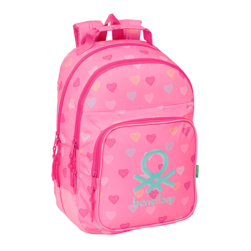 MOCHILA DOBLE ADAPT.CARRO BENETTON "HEART" SAFTA26 612651773 42X32 UNIDAD