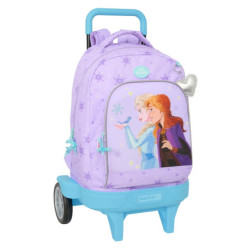 MOCHILA GDE. C/RUEDAS COMPACT EVOL. EXT. FROZEN "SPIRIT" SAFTA25 VAC 612571218 MEDIDAS: 45*33
