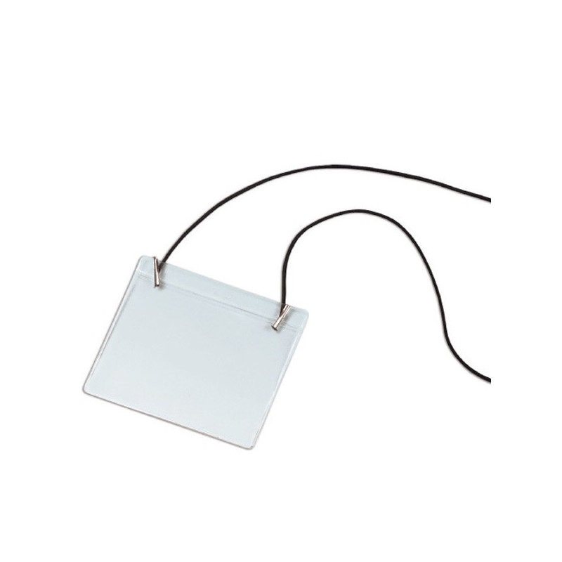 IDENTIFICADOR CON GOMA ELASTICA PVC RIGIDO 95X106MM CJ.50 GRAFOPLAS