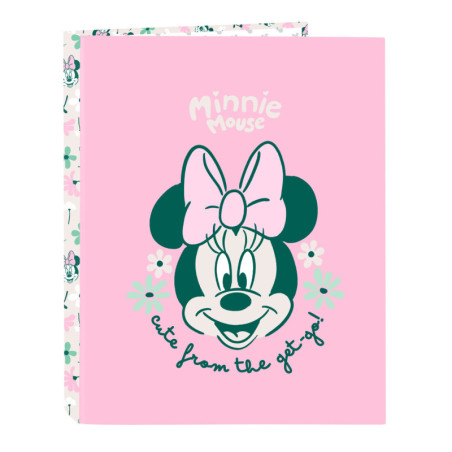 CARPETA FOLIO 4 ANI.MIXTAS MINNIE MOUSE "MINTY" SAFTA26 512612067 33X26,5 UNIDAD