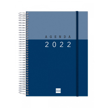 AGENDA ESPIRAL ANUAL MY ANTIBAC.E10 1DP 2022 AZUL+ FINOCAM22 743521022