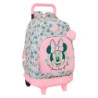 MOCHILA GDE. C/RUEDAS COMPACT EXTRAIBLE MINNIE MOUSE "MINTY" SAFTA26 612612918 45X33 UNIDAD