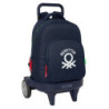 MOCHILA GDE. C/RUEDAS COMPACT EVOL. EXT. BENETTON "TOGETHER" SAFTA26 612606218 45X33 UNIDAD