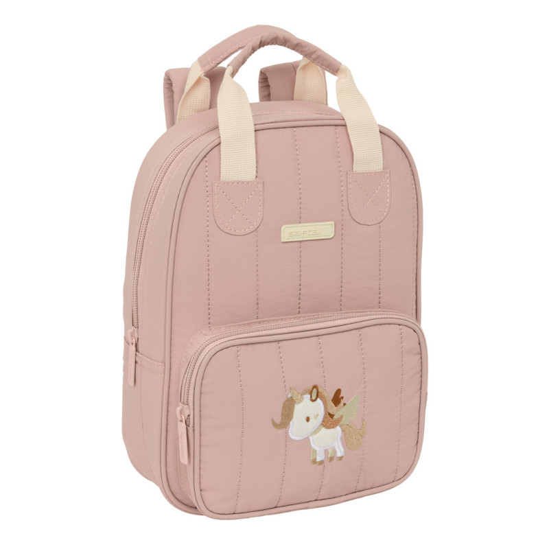 MOCHILA INFANTIL CON ASAS SAFTA PREESCOLAR "UNICORNIO" SAFTA26 642655765 28X20 UNIDAD