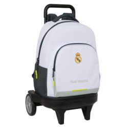 MOCHILA GDE. C/RUEDAS COMPACT EVOL. EXT. REAL MADRID EQUIP. 25/26 SAFTA25 VAC 612554218 MEDIDAS: 45*