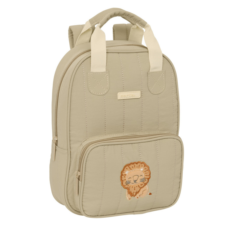 MOCHILA INFANTIL CON ASAS SAFTA PREESCOLAR "LEON" SAFTA26 642656765 28X20 UNIDAD
