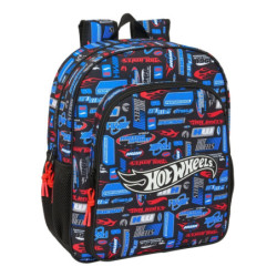 MOCHILA JUNIOR ADAPT.CARRO HOT WHEELS SAFTA26 612553640 38X32 UNIDAD