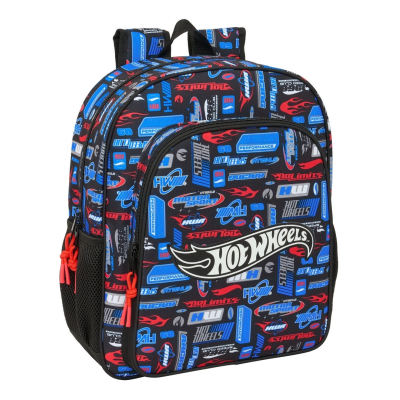 MOCHILA JUNIOR ADAPT.CARRO HOT WHEELS SAFTA26 612553640 38X32 UNIDAD