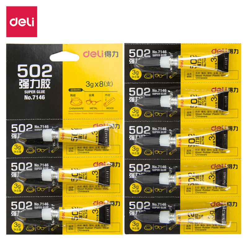 PEGAMENTO CIANOCRILATO DELI SUPER GLUE 3G BLISTER 8U 7146