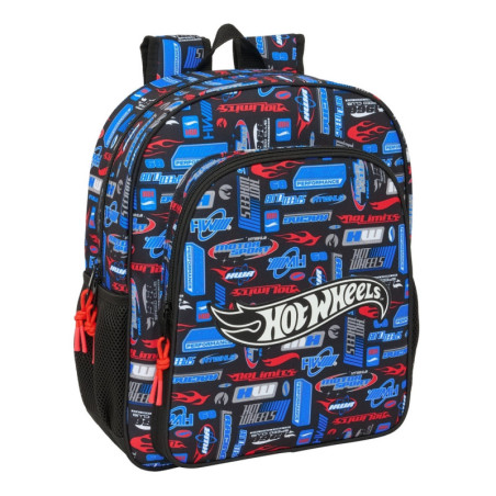 MOCHILA JUNIOR ADAPT.CARRO HOT WHEELS SAFTA26 612553640 38X32 UNIDAD
