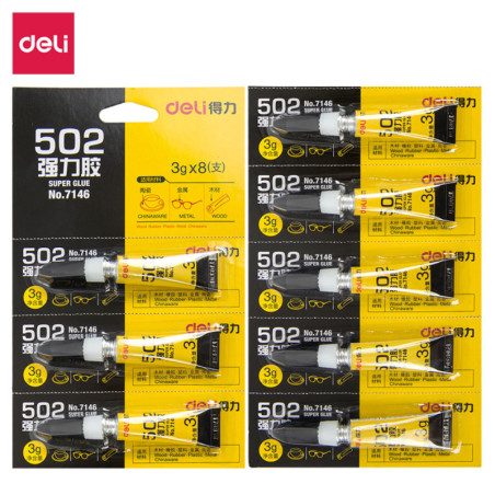 PEGAMENTO CIANOCRILATO DELI SUPER GLUE 3G BLISTER 8U 7146