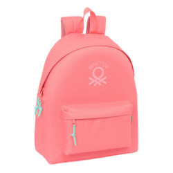 MOCHILA BENETTON BASICS "CORAL" SAFTA26 642614774 42X33 UNIDAD