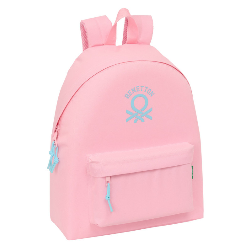 MOCHILA BENETTON BASICS "ROSA PASTEL" SAFTA26 642615774 42X33 UNIDAD