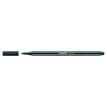MARCD. STABILO ACUARELABLE PEN 68 NEGRO 1 MM