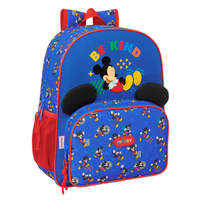MOCHILA JUNIOR ADAPT.CARRO MICKEY MOUSE "TODAY" SAFTA26 612614640 38X32 UNIDAD