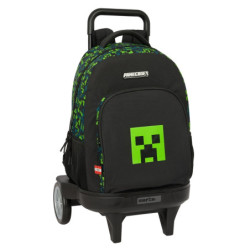 MOCHILA GDE. C/RUEDAS COMPACT EVOL. EXT. MINECRAFT "TNT" SAFTA25 ENERO 612547218