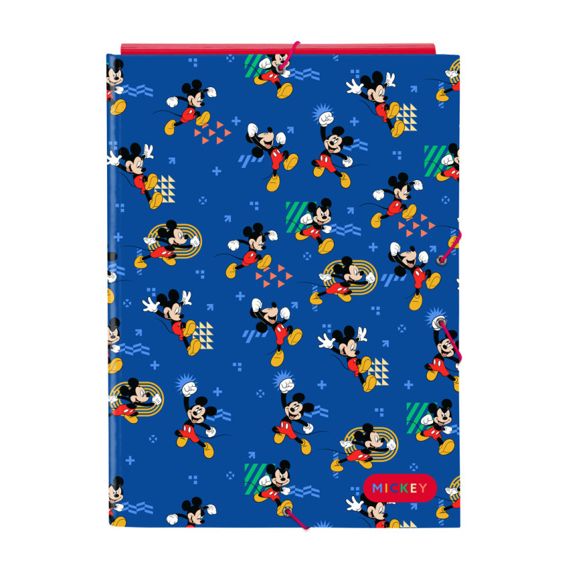 CARPETA FOLIO 3 SOLAPAS MICKEY MOUSE "TODAY" SAFTA26 512614068 33,5X26 UNIDAD