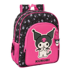 MOCHILA JUNIOR ADAPT.CARRO KUROMI SAFTA26 612541640 38X32 UNIDAD