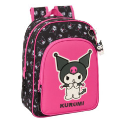 MOCHILA INFANTIL ADAPT.CARRO KUROMI SAFTA26 612541185 34X26 UNIDAD