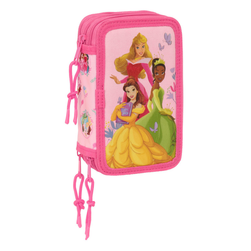 PLUMIER TRIPLE 37 PCS PRINCESAS DISNEY SAFTA26 412680857 19,5X12,5 UNIDAD