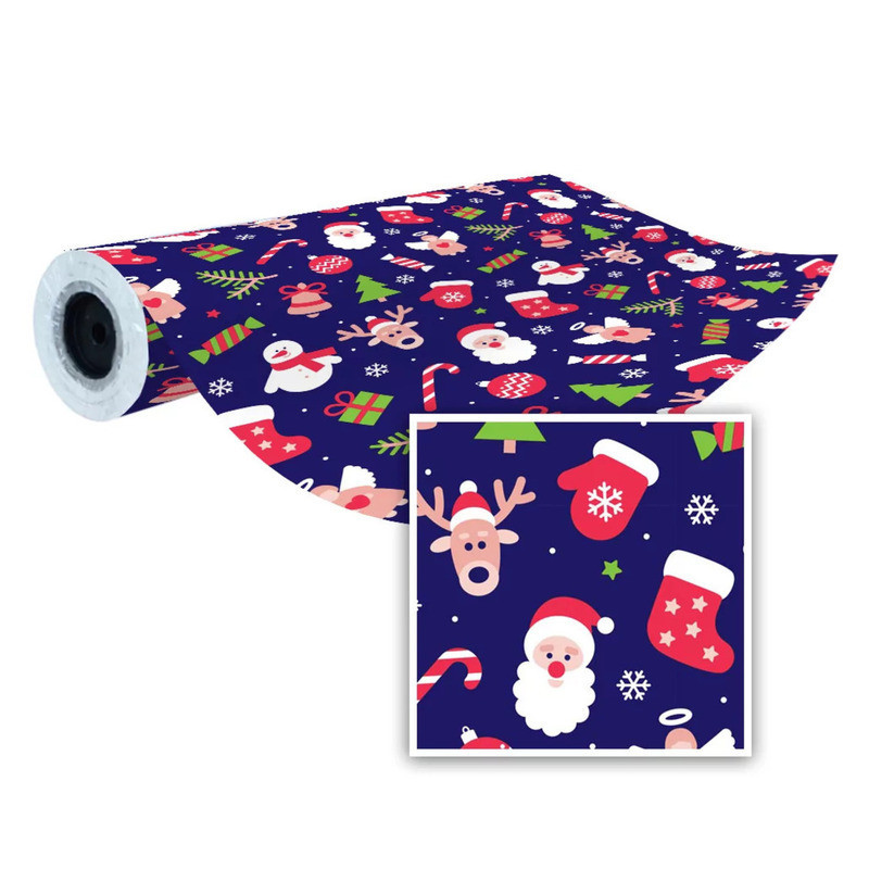 PAPEL REGALO EUROPRICE ROLLO NAVIDAD 62CM MASCOTAS NAVIDEÑAS IG3074