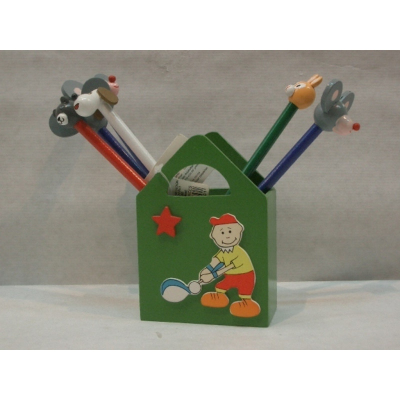 CUBILETE MADERA WG C/6 LAPICES REF. 5530