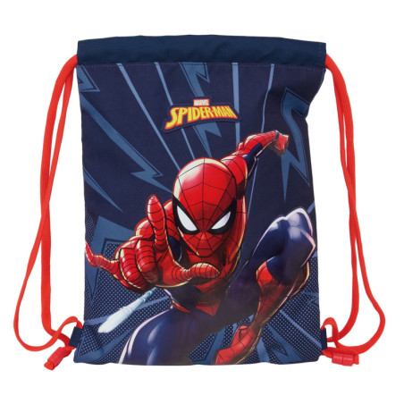 SACO PLANO JUNIOR SPIDER-MAN SAFTA26 612643855 34X26 UNIDAD