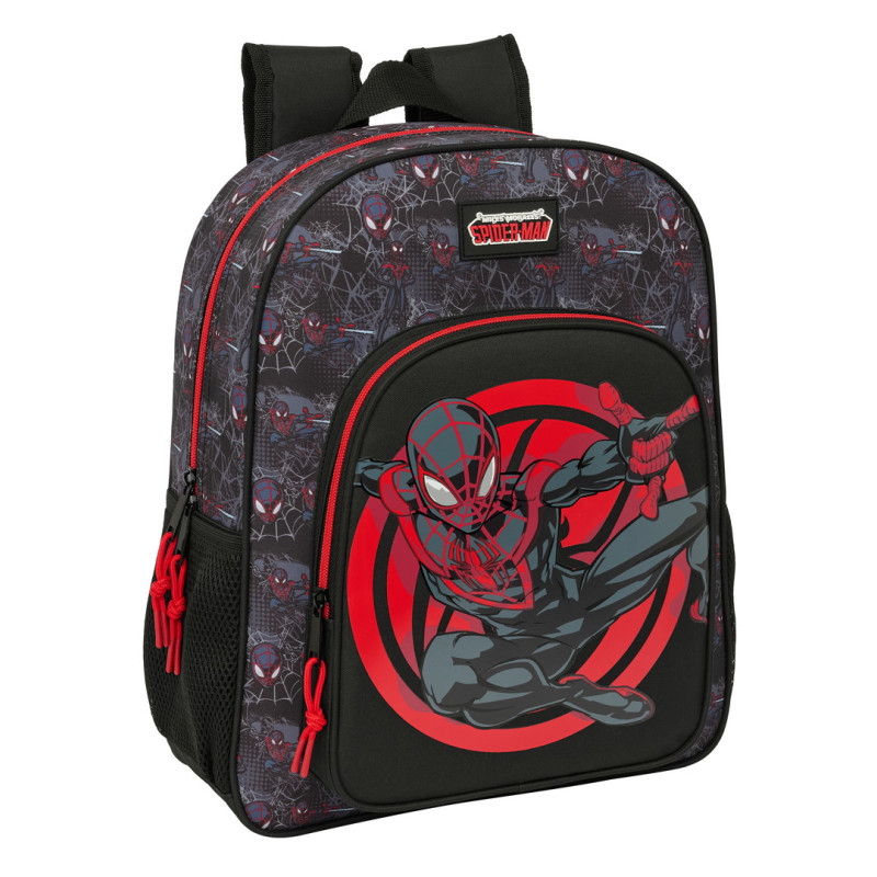MOCHILA JUNIOR ADAPT.CARRO MILES MORALES SAFTA26 612660640 38X32 UNIDAD