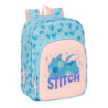 MOCHILA INFANTIL BOLSILLOS ADAPT.CARRO STITCH "OHANA" SAFTA26 612613185 34X26 UNIDAD