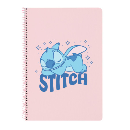 LIBRETA FOLIO 80 H. TAPAS DURAS STITCH "OHANA" SAFTA26 512613066 31X21,5 UNIDAD
