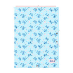 CARPETA FOLIO 3 SOLAPAS STITCH "OHANA" SAFTA26 512613068 33,5X26 UNIDAD