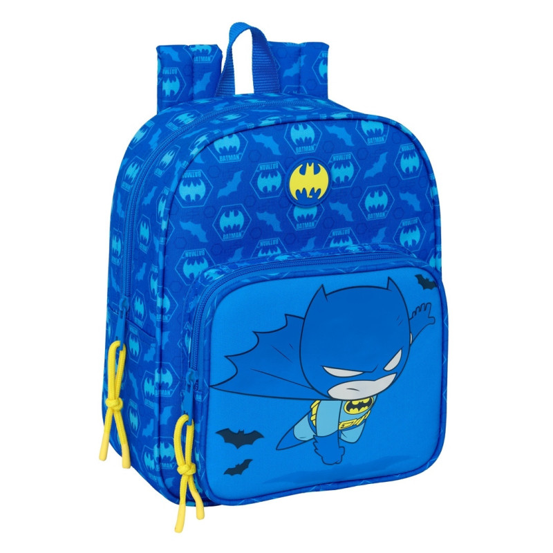 MOCHILA GUARDERIA ADAPT.CARRO C/BOLSILLO BATMAN PREESCOLAR SAFTA26 612528232 27X22 UNIDAD