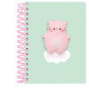 BLOC DE NOTAS FRONTAL SQUISHY PEMBE "THE PINK CAT" SAFTA26 5126461007 17,9X13,5 UNIDAD