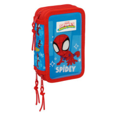 PLUMIER TRIPLE 37 PCS SPIDEY SAFTA26 412662857 19,5X12,5 UNIDAD