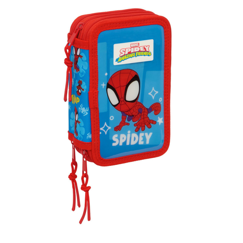 PLUMIER TRIPLE 37 PCS SPIDEY SAFTA26 412662857 19,5X12,5 UNIDAD