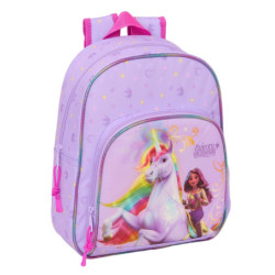 MOCHILA INFANTIL ADAPT.CARRO UNICORN ACADEMY SAFTA26 612520609 34X28 UNIDAD