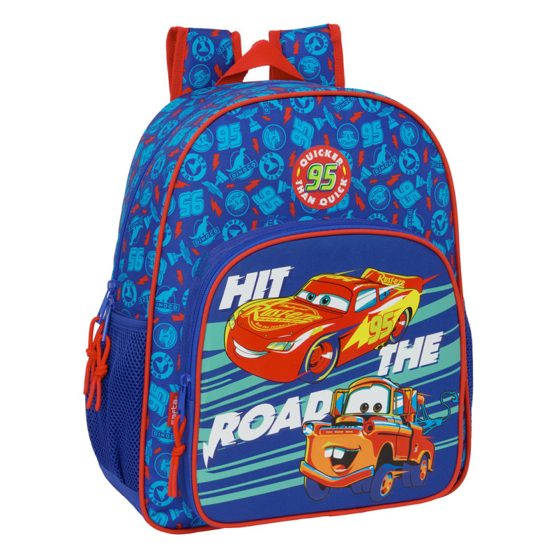 MOCHILA JUNIOR ADAPT.CARRO CARS SAFTA26 612611640 38X32 UNIDAD