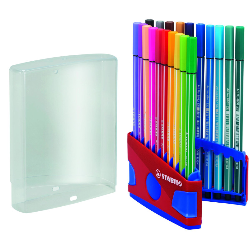 MARCD.ES PEN 68 COLOR PARADE caja 20U STABILO 6820-04