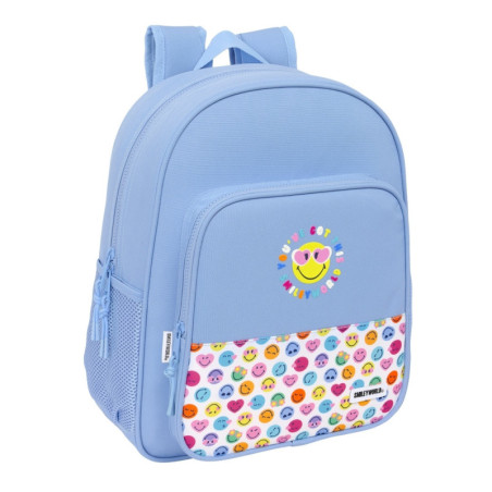 MOCHILA JUNIOR ADAPT.CARRO RECICLADO SMILEY WORLD "JOYFUL" SAFTA25 ENERO 612481640