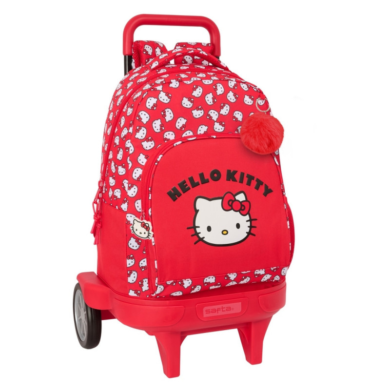 MOCHILA GDE. C/RUEDAS COMPACT EVOL. EXT. HELLO KITTY "ICONIC" SAFTA25 ENERO 612516218