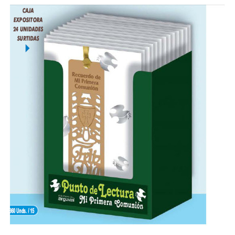 TARJETA ARGU RECUERDO COMUNION C/PUNTO LECTURA 34911 UNIDAD ^