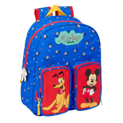 MOCHILA INFANTIL BOLSILLOS ADAPT.CARRO MICKEY MOUSE "GOOD DAY" SAFTA25 ENERO 612514609