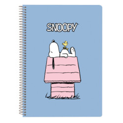 LIBRETA CUARTO 80 H. TAPAS DURAS 1DISEÑ SNOOPY SAFTA26 512639065 22X15,5 UNIDAD