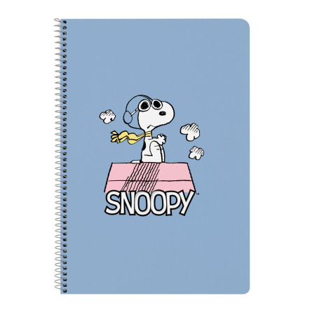 LIBRETA FOLIO 80 H. TAPAS DURAS 1DISEÑO SNOOPY SAFTA26 512639066 31X21,5 UNIDAD