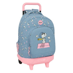 MOCHILA GDE. C/RUEDAS COMPACT EXTRAIBLE SNOOPY SAFTA26 612639918 45X33 UNIDAD