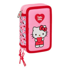 PLUMIER TRIPLE 37 PCS HELLO KITTY SAFTA26 412616857 19,5X12,5 UNIDAD